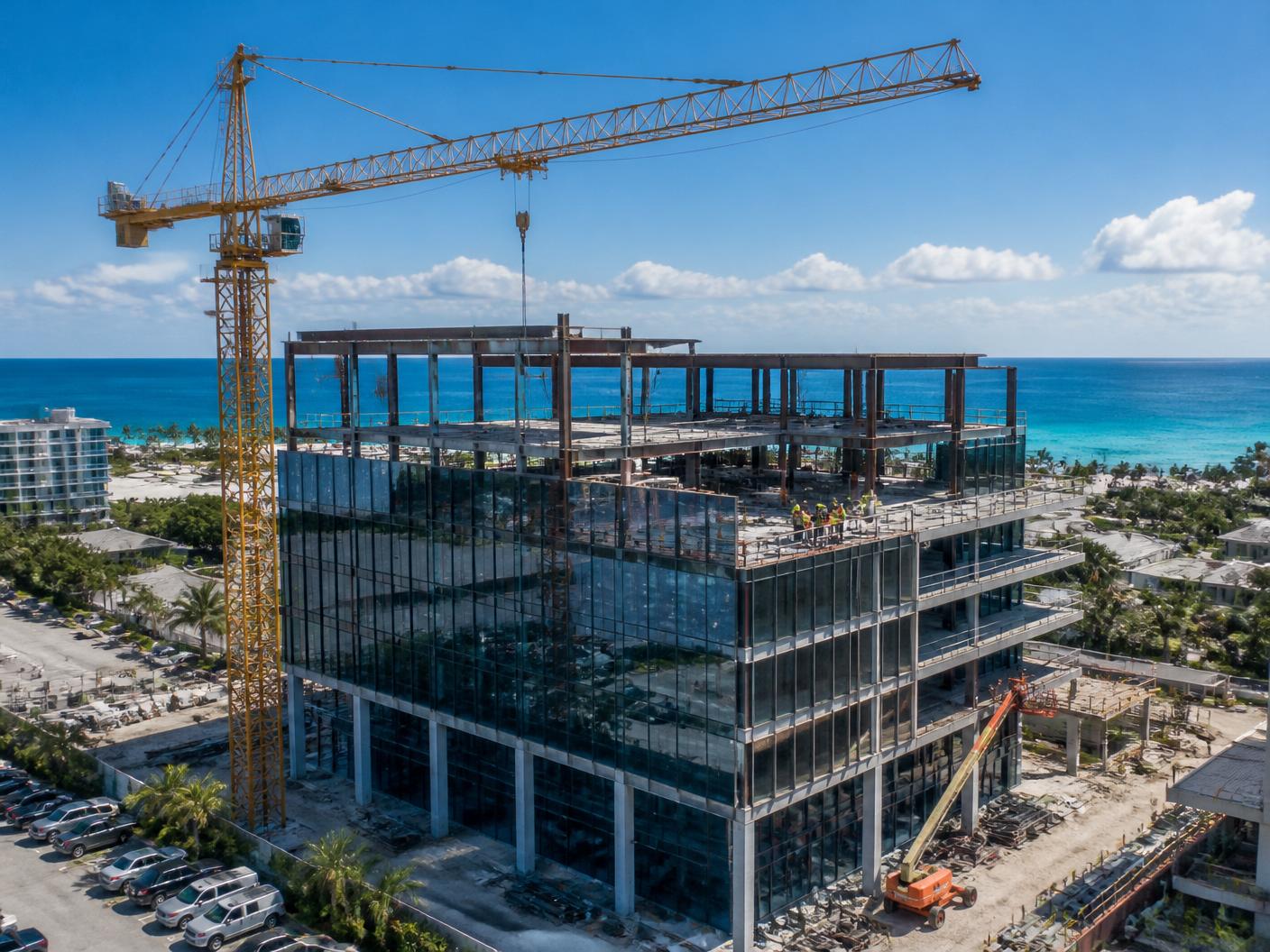 Commercial construction in the Cayman Islands